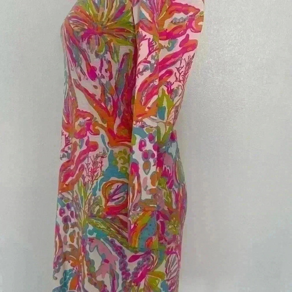 146. Lilly Pulitzer V-Neck Shift Dress Size Small - Picture 8 of 9
